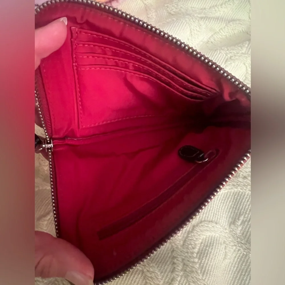 Brighton Black Leather Ladybug Wallet